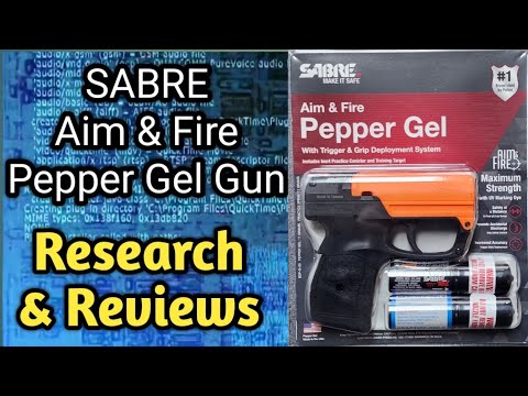 Sabre Aim \u0026 Fire Pepper Gel Gun