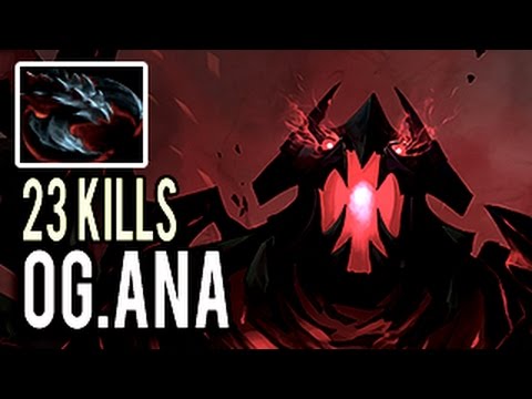 Satanic Killer Shadow Fiend with 23 Kills by OG.ANA Insane Patch 7.02 Dota 2