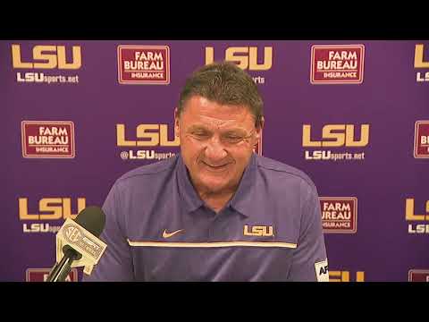 Ed Orgeron Postgame Press Conference - at VU