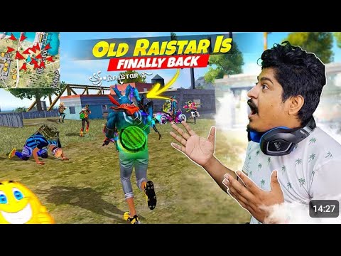 Old Raistar is Finally Back in Br Ranked Match Gameplay - Free Fire Max
