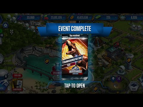 Tyrannosaurus Rex Gen 2 pack collected!! || Jurassic World:The Game || ep 50