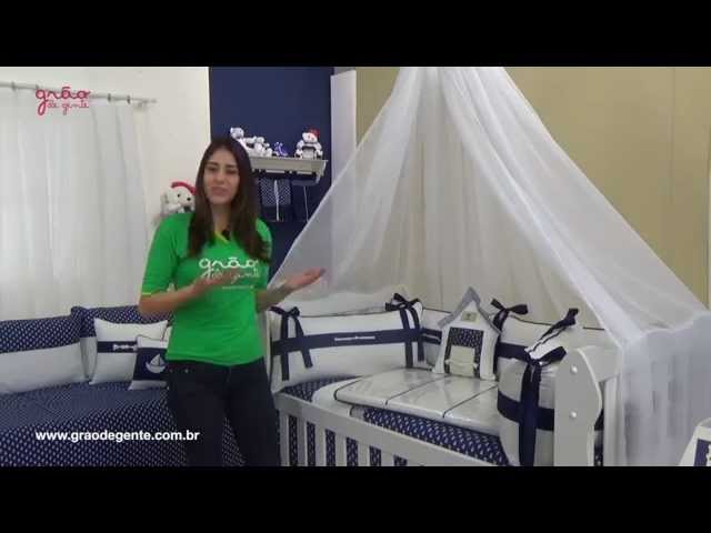 Kit Berço Blue Boat | Ref: 47459