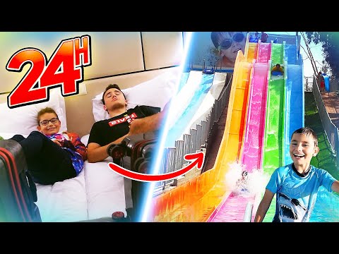 24H DANS UN HÔTEL PARC AQUATIQUE !
