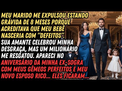 My husband rejected me when I was pregnant with twins — a few months later he fell to his knees b...