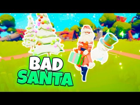 BAD SANTA VS EVERY FACTION | TABS MODDED GAMEPLAY