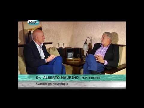 El Dr. Alberto Mauriño en el programa de TV