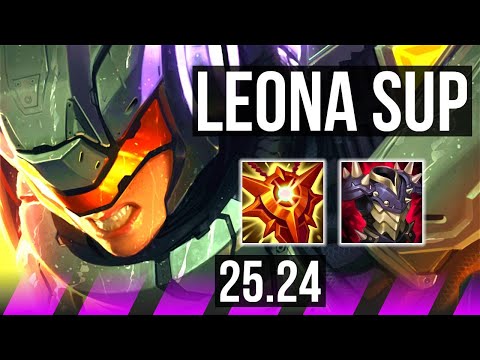 LEONA & Lucian vs NAUTILUS & Varus (SUP) | KR Grandmaster | 25.24