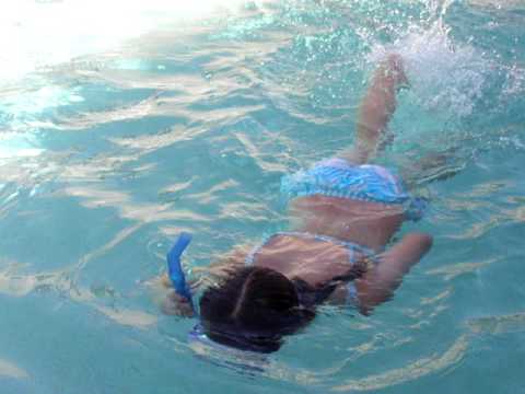 Kate snorkeling