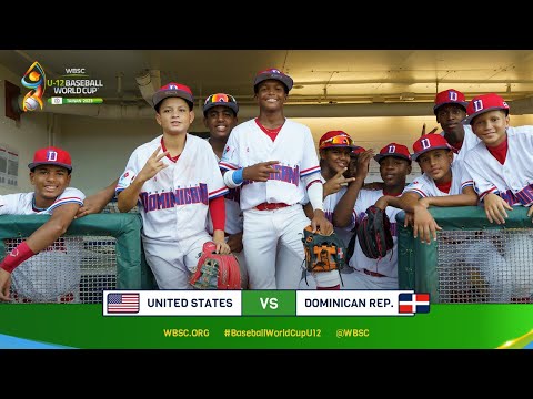 HIGHLIGHTS –USA vs. Dominican Republic – WBSC U-12 Baseball World Cup