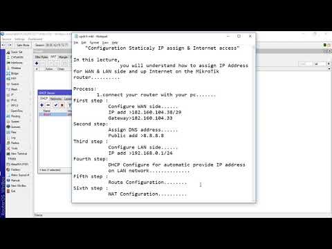 🌐MikroTik Tutorial 7 - 🌐 How to Configure Static IP, DNS & NAT on Mikrotik Router 🌐 #Westech_IT