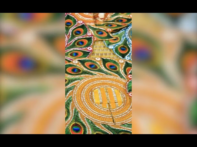 Traditional Attire Dress for Baby Krishna Bal Gopal - size 5 No (10 inches diameter) video