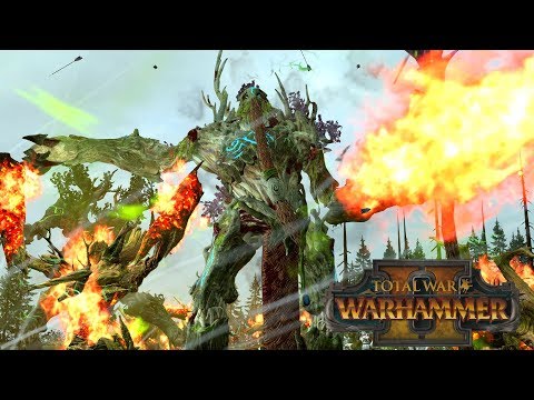 THROUGH FIRE AND FLAMES - Wood Elves vs Empire // Total War: Warhammer II Online Battle
