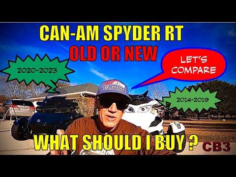 CAN-AM SPYDER RT OLD VS NEW ... WHAT TO BUY??  2014-19 RT vs 2020-23 RT
