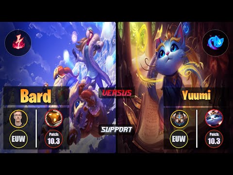 MagiFelix BARD (Support) [Electrocute] VS YUUMI - Challenger EUW Patch 10.3