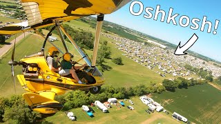 Afraid of Heights Flying over Oshkosh in this Crazy Airplane - REVO RIVAL X