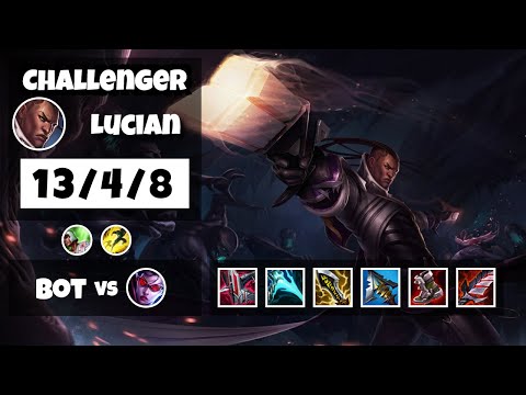 Lucian vs Vayne NA Challenger BOT (13/4/8) - v11.16