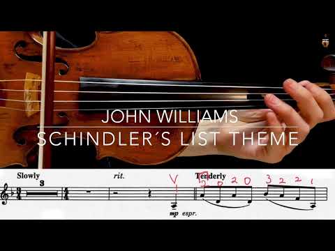 Schindler's List Theme by John Williams (with Score)