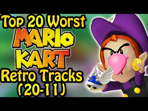 Top 20 Worst Mario Kart Retro Tracks (20-11) Ft. Nicobbq
