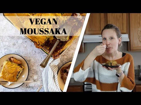 Vegan Moussaka Recipe with Lentils (Eggplant Casserole)