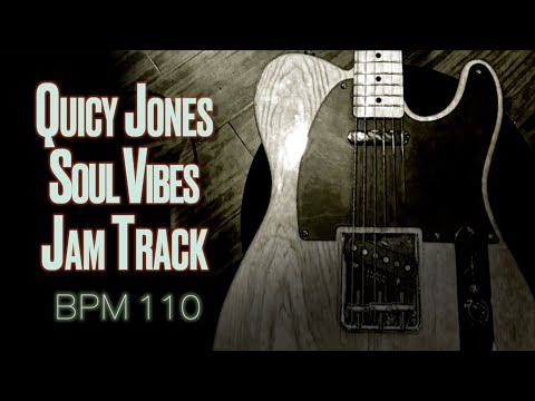 Quincy Jones Style - Soulful Vibes Backing Track in E Minor ↓Chords &Scales
