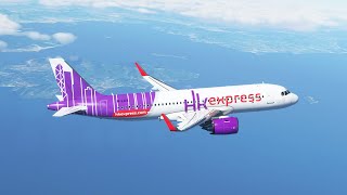 [A32NX] Hong Kong Express (2013 version) [8K] video