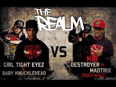 Baby Knucklehead & Girl Tight Eyez vs KId Destroyer & Kid Madtrixx @TheRealm Russia 2014