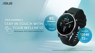 Asus VivoWatch 6 - Stay in Touch with Your Wellness