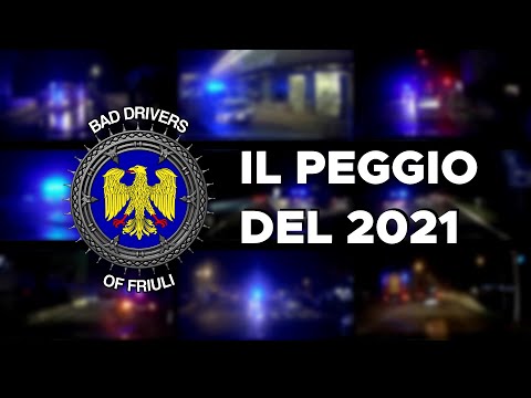 IL PEGGIO DEL 2021 - BEST OF 2021 - BAD DRIVERS OF FRIULI (ITALY) - Best dashcam videos of 2021