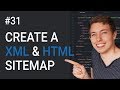 31: How to Create an XML Sitemap | Register a Sitemap with Google | Learn HTML and CSS