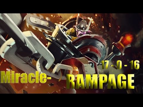 Miracle- Dota 2 [Timbersaw] CUT THEM ALL !!! RAMPAGE !!! ( FULL GAME )