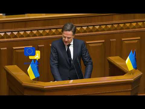 Video Thumbnail: Your Security Is Our Security! NATO Chief Rutte Sends a Defiant Message from the Verkhovna Rada 🇺🇦🔥