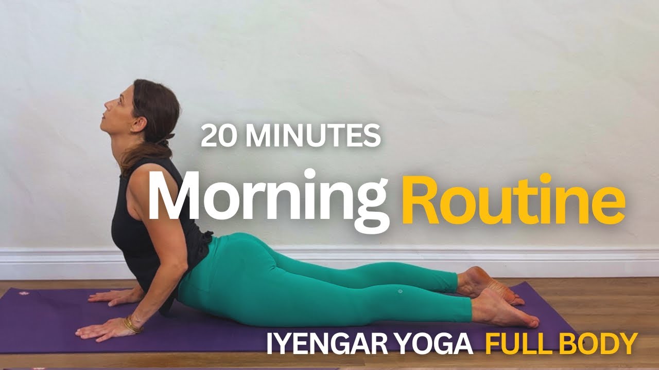 Iyengar Yoga Morning Routine for Beginners – 20 Mins Dynamic Stretches & Alignment