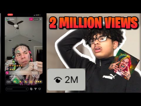 6IX9INE BREAKS THE INTERNET ‼️😳[IG LIVE REACTION]