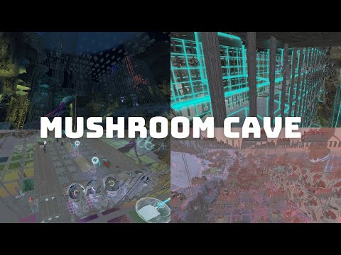 The Greatest Base Tour of Ark Survival Ascended Small Tribes| Mushroom cave