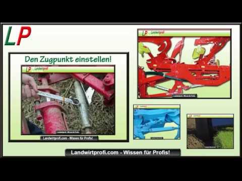Den Pflug einstellen
