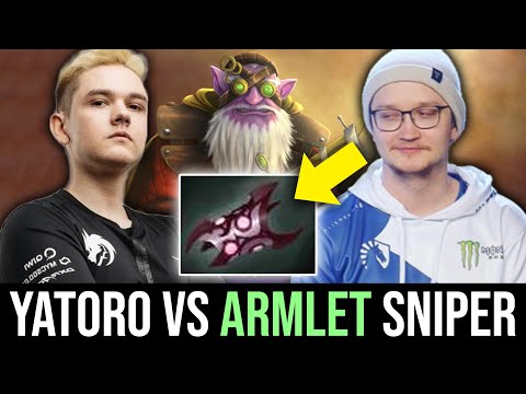 Why everyone HATES THIS HERO — Yatoro vs ARMLET Sniper by Matu