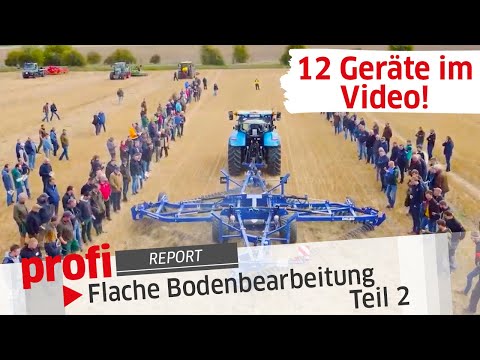 Flache Bodenbearbeitung - 12 Geräte im Video! | Teil 2 |