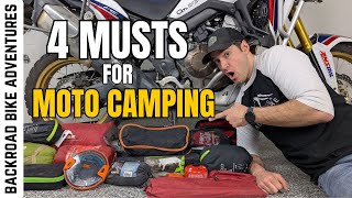 4 Must Have Items For Motocamping