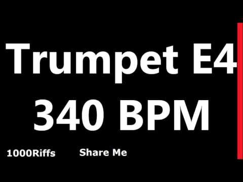 Trumpet Metronome E4 : 340 BPM : Beats Per Minute