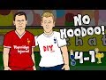 🎤NO HOODOO! 4-1🎤 Spurs vs Liverpool (Parody Cartoon 2017)