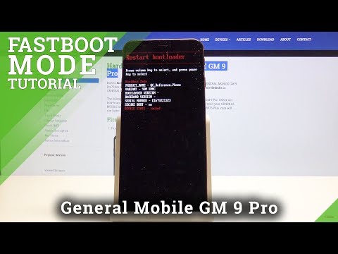 How to Enable Fastboot Mode in General Mobile GM 9 Pro - Boot into Fastboot