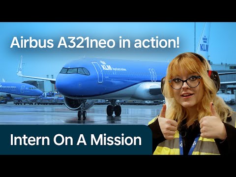 Getting to know our Airbus A321neo | Intern On A Mission | KLM
