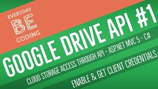 Google Drive API v3 - Enable for Application - ASP.NET MVC 5