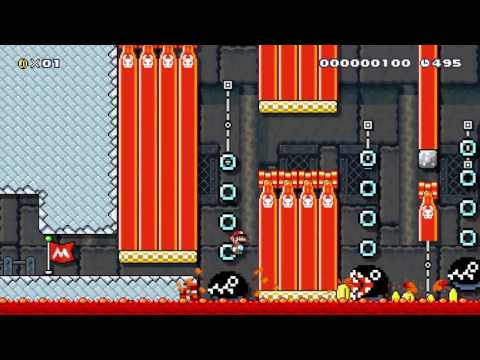 Super Mario Maker: Mr Chomp's fortress 1.1 by The_Col