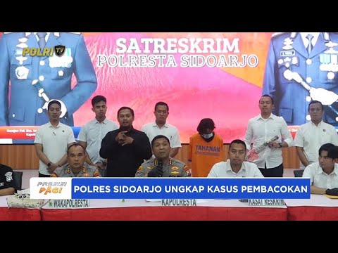 POLRES SIDOARJO RILIS KASUS PEMBACOKAN DI TAMAN