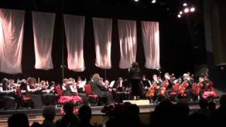 Williamson County Youth Orchestra 2010 Holiday Concert performing Carol of the Bells by Leontovich Wilhousky arr  by Richard Mayman   Anna Marie Miller Conducting