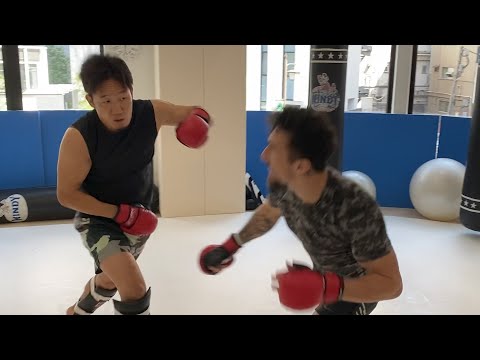 K-1現役チャンピオンとスパーリングしてみた