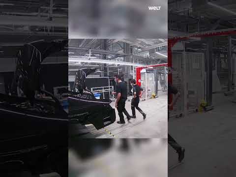 THE MAKING OF A MERCEDES BENZ S-CLASS:  from paint to production line