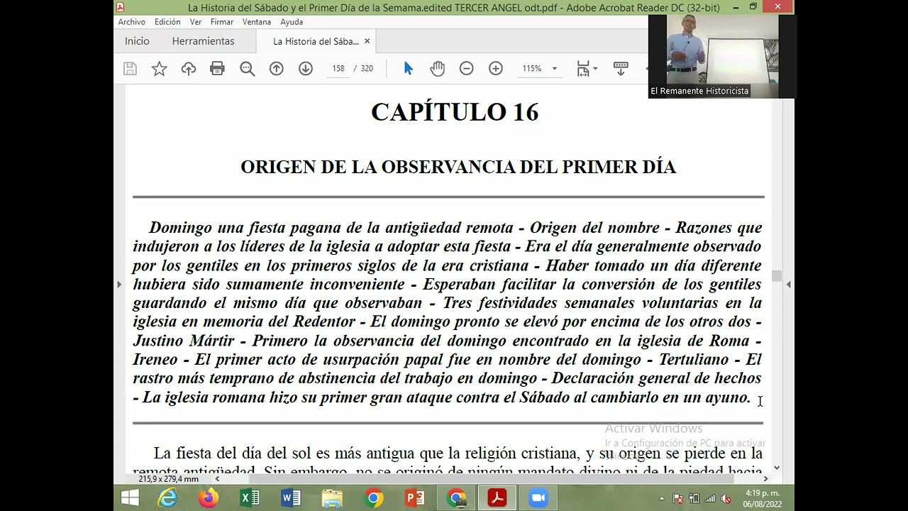 Origen de la observancia del domingo - Parte 2