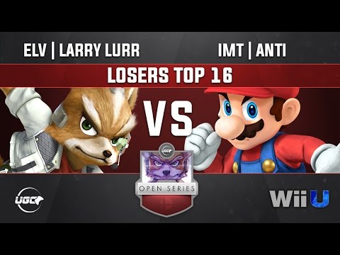 UGC Smash 4 LOSERS TOP 16  - eLv | Larry Lurr (Fox) vs IMT | AnTi (Mario, Cloud)